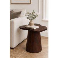 IH Design Bathwick Mango Wood Free Form Side Table in Brown