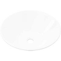 Berkfield Home Bathroom Porcelain Ceramic Sink Art Basin Bowl White
