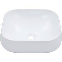 Berkfield Home Wash Basin 44.5x39.5x14.5 cm Ceramic White