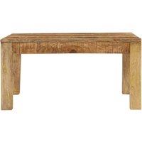 Berkfield Home Beautiful Coffee Table 80x80x40 cm Solid Mango Wood in Brown | Size: 80 x 80 x 40 cm