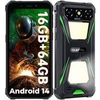 OUKITEL G5 Rugged Smartphone 16GB+64GB, 6300mAh, Dual Camping Light, IP68 in Green