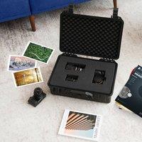 Costway Portable Waterproof Hard Case Hard-Shell Dry Box in Black