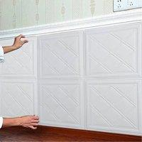 Hinsinc 10X Self Adhesive Wallpaper in White | Size: 0.6m2