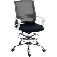 VOGREX Black Mesh Ergonomic Draughtsman Drafting Chair
