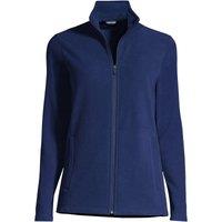 Lands' End Women's Petite Anyweather Fleece Jacket in Navy | Size: 14-16