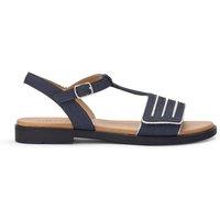 Hotter Women's Wide Fit 'Lyla' Sandals in Navy | Size: 5.5