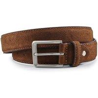 Jones Bootmaker Men's Unison Leather Belt in Dark Brown | Size: Large