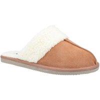 Hush Puppies Women's 'Arianna' Suede Mule Slippers in Tan | Size: 8