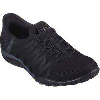 Skechers Women's Breathe-Easy - Roll-With-Me Trainer in Black | Size: 4