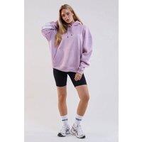 BCouture Women's Cycling Shorts, Hoodie & T-Shirt Set in Pale Lilac | Size: Medium