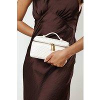 Where's That From Women's Falyse Woven Box Grab Bag in Cream