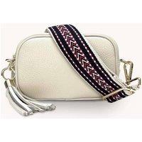 Apatchy London Women's The Maisie Midi Suede Bag in Dark Navy