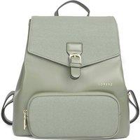 Woodland Leathers Women's Women's Small Backpack, Work School Rucksack Bag in Light Green