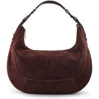 Jones Bootmaker Women's Ysabelle Leather Slouch Bag in Burgundy