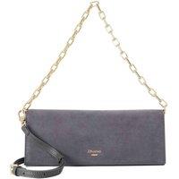 Dune London Women's 'Bemuse' Suede Clutch in Grey