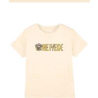 One Piece Sanji Chef Logo Kids T-Shirt, Natural | Size: 12-13 Years
