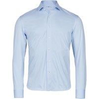 TEE JAYS Men's Stretch Long-Sleeved Active Shirt in Light Blue | Size: 2XL