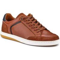 Jones Bootmaker Men's San Diego Leather Trainers in Tan | Size: 8