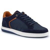 Jones Bootmaker Men's San Diego Leather Trainers in Navy | Size: 9