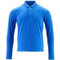 Mascot Men's Crossover Long-Sleeved Polo Shirt in Blue | Size: XL