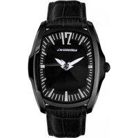 Chronotech Men's CT7219M03 Light 40mm Quartz Watch in Black