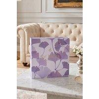 Living and Home Photo Album with 200-Pocket Capacity for 4x6-Inch Photos in Purple