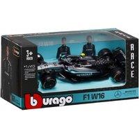 Bburago 1:43 F1 Mercedes Amg W16 2025 Antonelli In 12Pc Diecast Model