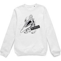 Beetlejuice Official Adam Monster Sweatshirt - White | Size: Large