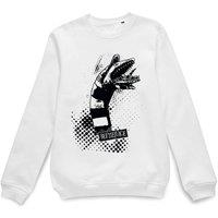 Beetlejuice Official Sandworm Attack Sweatshirt - White | Size: 2XL