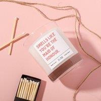 JAAM You're The Maid Of Honour Proposal Candle - Fluffy Towels in Clear