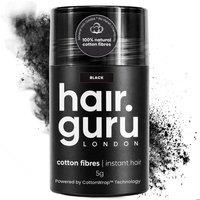 Hair Guru London Natural Cotton Hair Thickening Fibres Sample 5g in Black