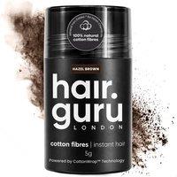 Hair Guru London Natural Cotton Hair Thickening Fibres Sample 5g in Hazel Brown