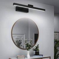 COMELY 9W Modern Front Mirror LED Vanity Wall Light, cold white light 4500K in Black