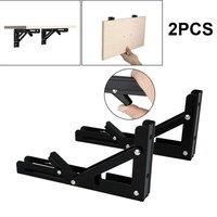 KORVIXA 2pcs Folding Bracket in Black | Size: 900mm