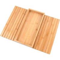 KORVIXA Arm Rest Organiser Tray Bamboo in Natural | Size: 0.6m2