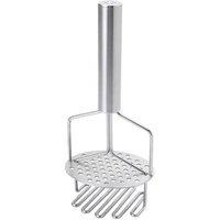KORVIXA Silver Double Layered Potato Masher | Size: 100 cm