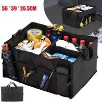 KORVIXA Car Boot Organiser Portable Foldable in Black