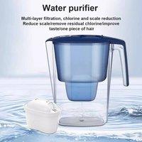 NESTLUNE Water Purifier Reduces Fluoride with Filter Jug in Blue | Size: 100 cm x 15 cm