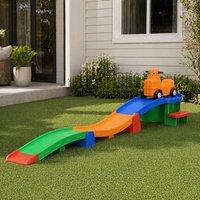 STILVORA Kids Roller Coaster with Sliding Car