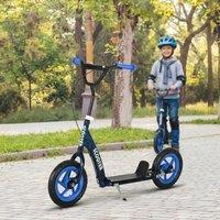 STILVORA Kids Scooter with Adjustable Handlebar in Blue