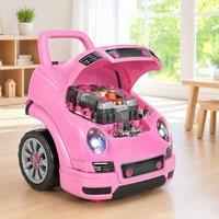 STILVORA Kids Engine Toy Set with Lights & Horn Pink