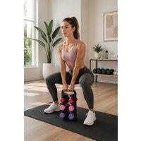Living and Home 0.5/1/1.5KG Dumbbell Set with Storage Stand for Home & Gym
