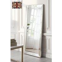 Yearn Mirrors Bevelled Tray Mirror full length 168x76.5cm in Metallic Silver | Size: 168x76.5 cm
