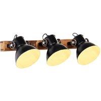 Berkfield Home Industrial Wall Lamp Black 65x25 cm E27