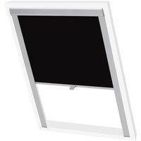 Berkfield Home Blackout Roller Blind Black SK06
