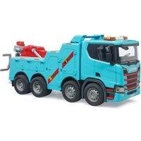 Bruder 1:16 Scania Super 560R Heavy tow truck with L+S Module in Light Blue | Size: 1 Pack