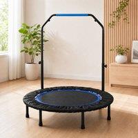 STILVORA Fitness Trampoline 102 cm with Adjustable Handle in Black