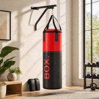 STILVORA Punch Bag Set with Wall Bracket & 360 Degree Swivel Hook
