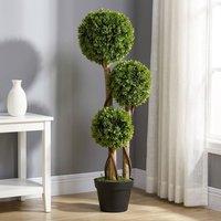 STILVORA Artificial Tree 90 cm in Pot in Green