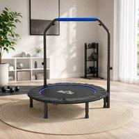 STILVORA Foldable Fitness Trampoline with Adjustable Handle in Black